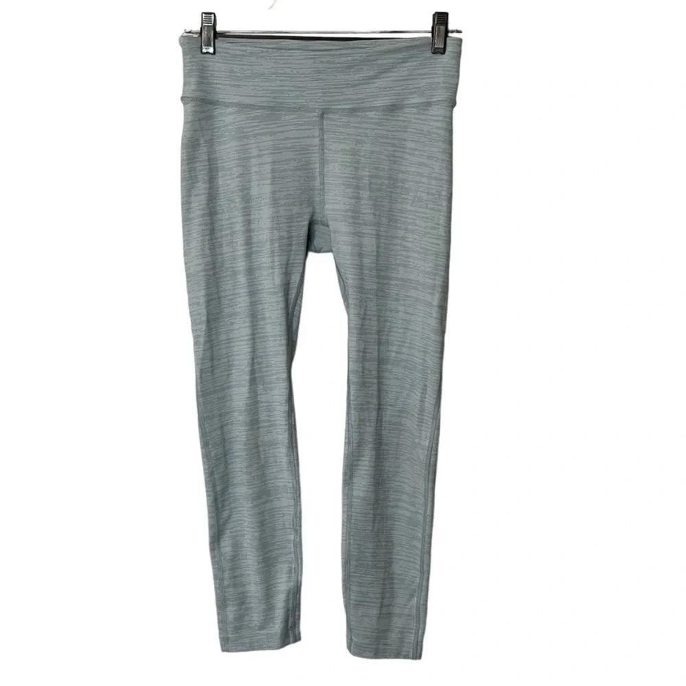 Outdoor Voices Techsweat High Rise 7/8 Flex Leggings Baby Blue M Cropped
